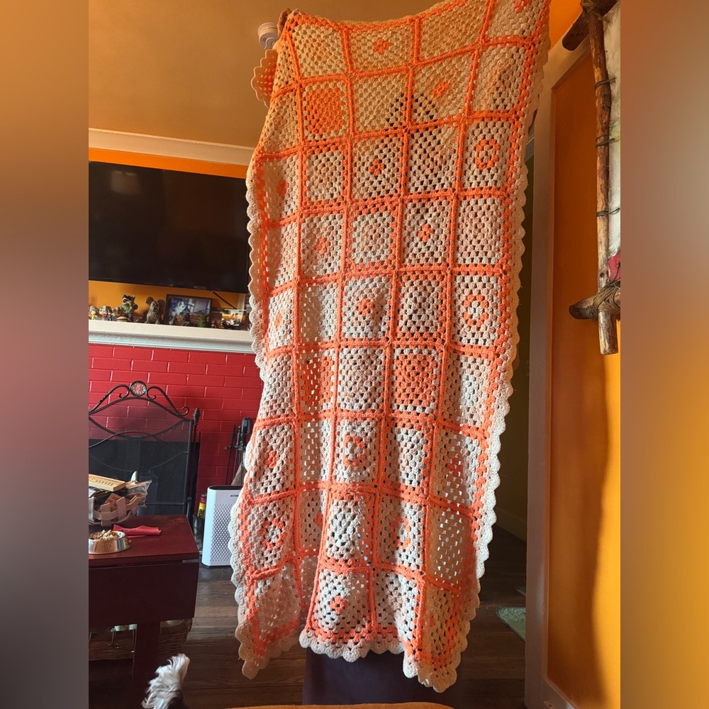 Crochet Quilt/Cottage Corp homemade